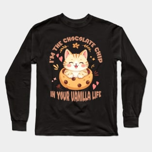American Shorthair in Chocolate Chips Long Sleeve T-Shirt